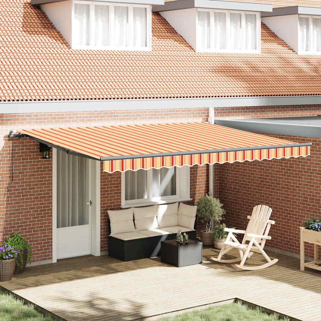 Awning Yellow and Orange Yellow and orange 450 x 350 cm Fabric