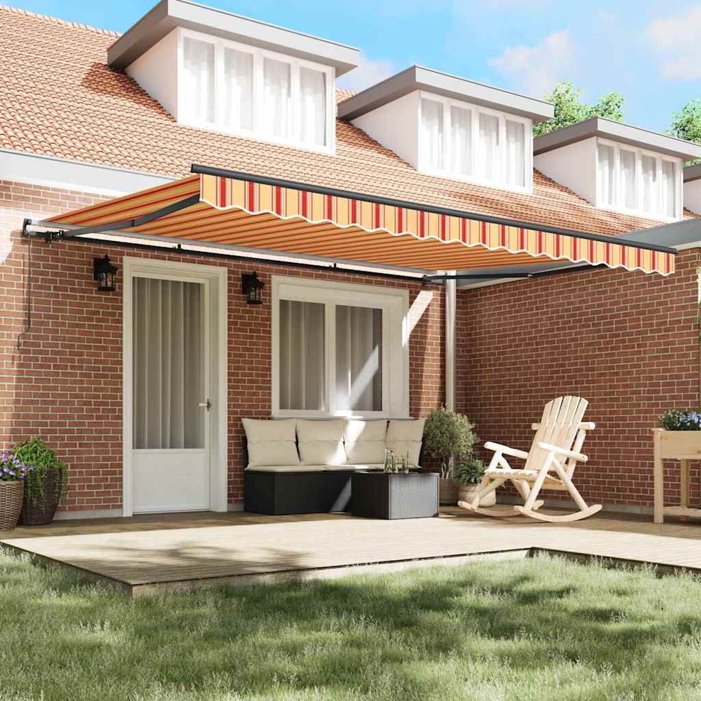 Awning Yellow and Orange Yellow and orange 450 x 350 cm Fabric