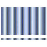 Retractable Awning Blue and White 500 x 300 cm Fabric and Metal