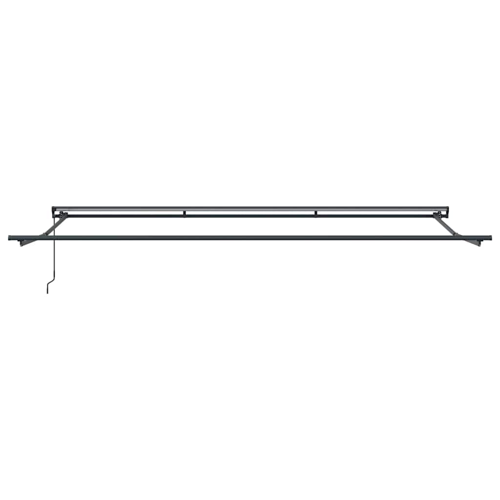 Retractable Awning Manual White 500x300 cm Fabric