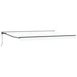 Retractable Awning White 500x300 cm Fabric