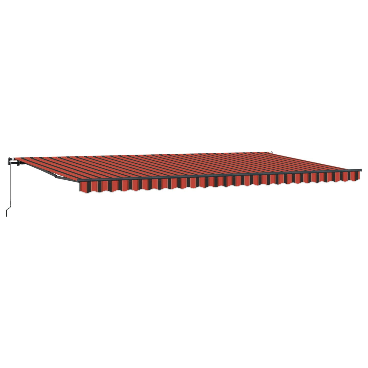 Retractable Awning Manual Orange and brown 600 x 300 cm