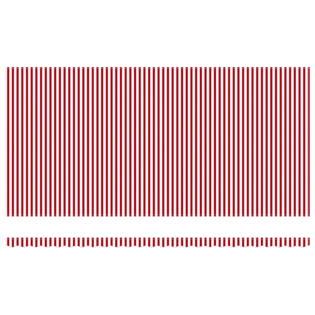 Retractable Awning with Manual 600 x 300 cm Red and white