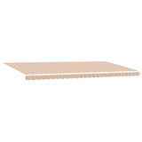 Retractable Awning Manual Multicolour 600 x 300 cm Fabric