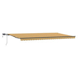 Retractable Awning Manual Multicolour 600 x 300 cm Fabric