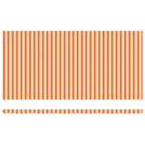 Retractable Awning Yellow, Orange 600 x 350 cm Polyester, Metal