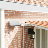 Retractable Awning with Manual 600 x 350 cm Yellow and orange