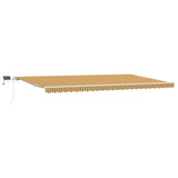 Retractable Awning with Manual 600 x 350 cm Multicolour