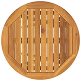 Garden Bistro Set 3 pcs Brown Solid acacia wood