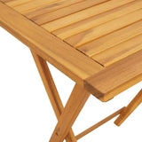 Garden Bistro Set 3 pcs Brown Solid acacia wood