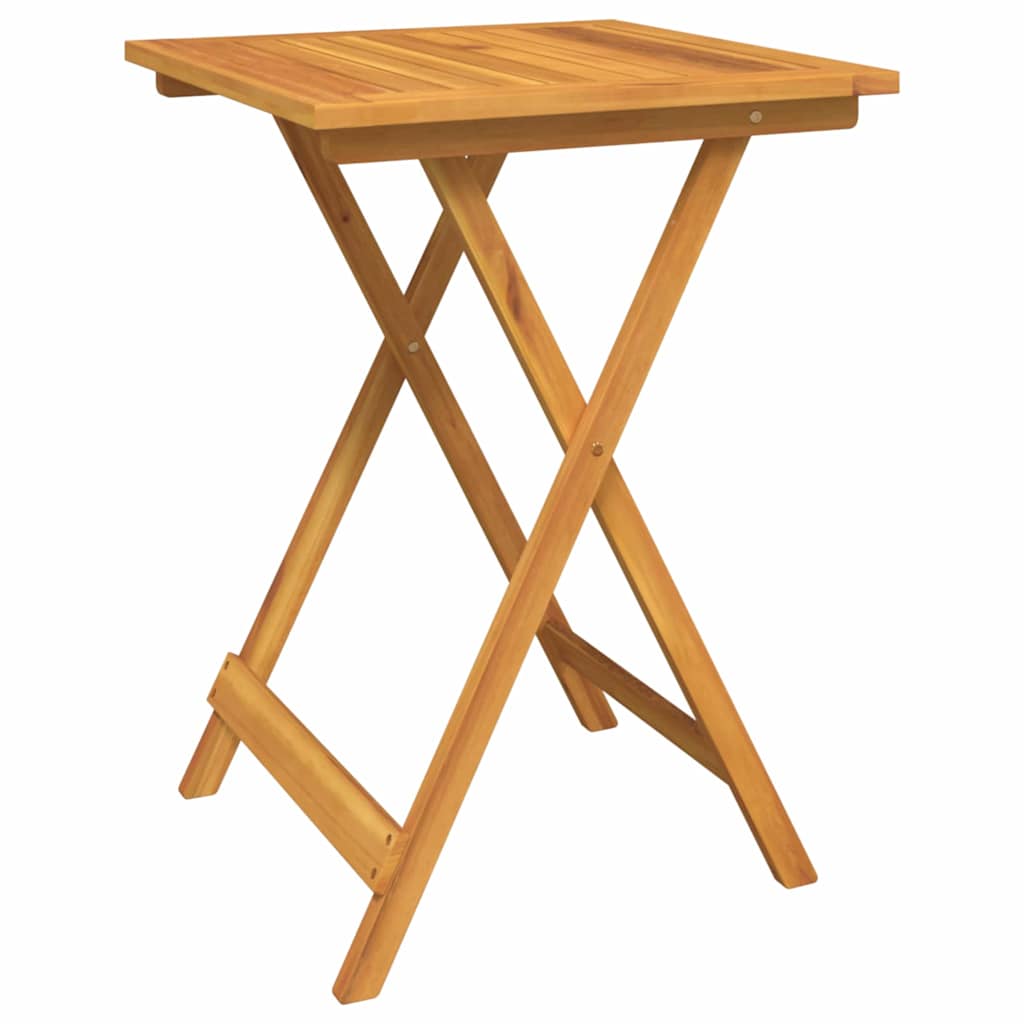 Garden Bistro Set 3 pcs Brown Solid acacia wood