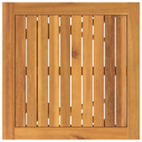 Garden Bistro Set 3 pcs Brown Solid acacia wood