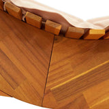 Sun Lounger 2 pcs Brown 60 x 154 x 74cm Solid Acacia wood