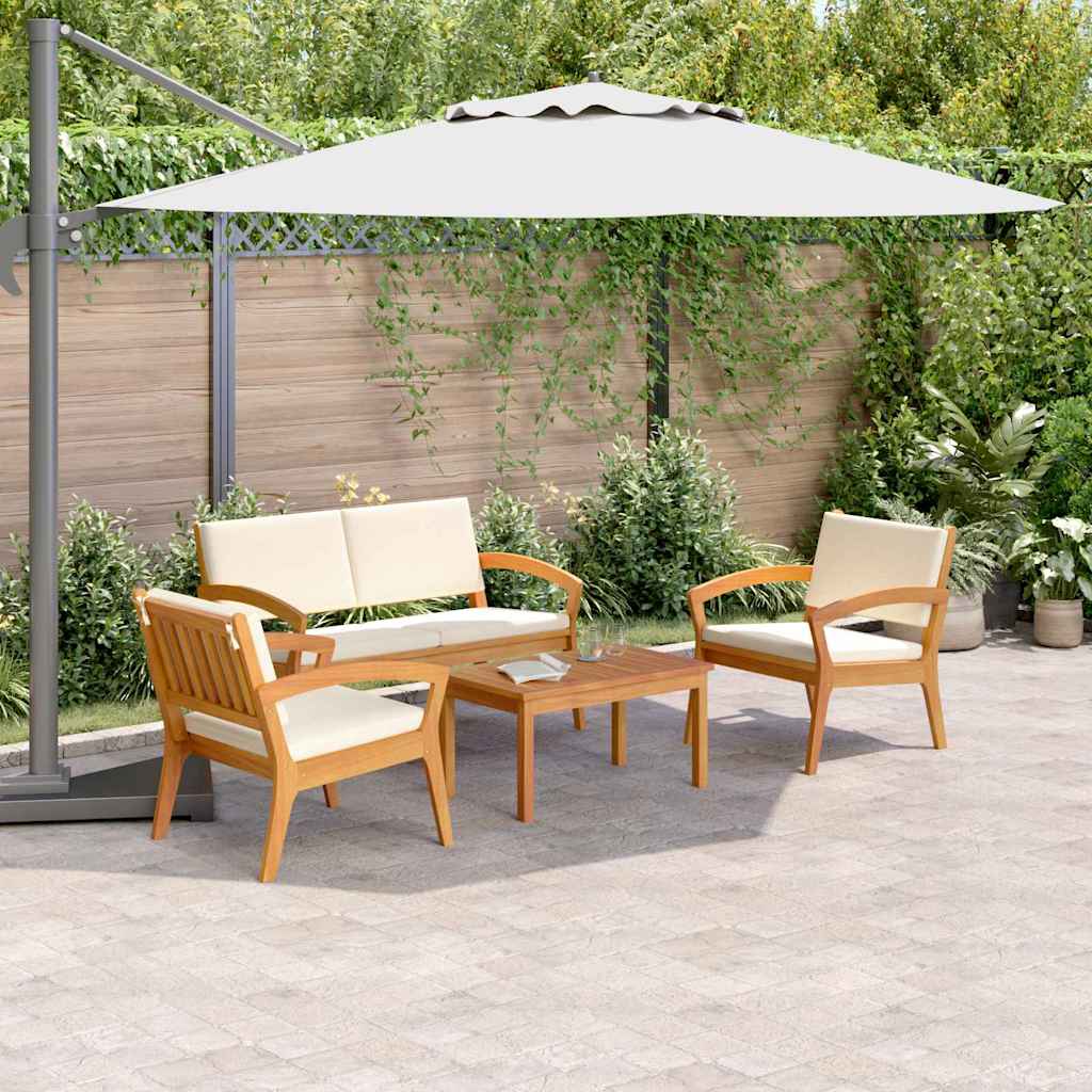 Bistro Set 4 pcs Brown 75 x 45 x 38cm Solid Acacia wood
