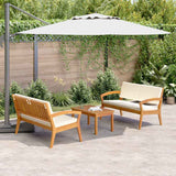 Bistro Set 3 pcs Brown 75 x 45 x 38cm Solid Acacia wood