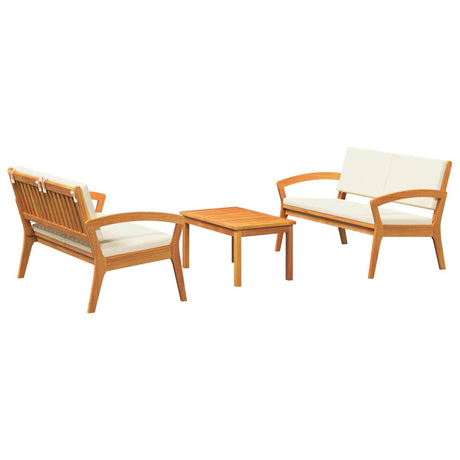 Bistro Set 3 pcs Brown 75 x 45 x 38cm Solid Acacia wood