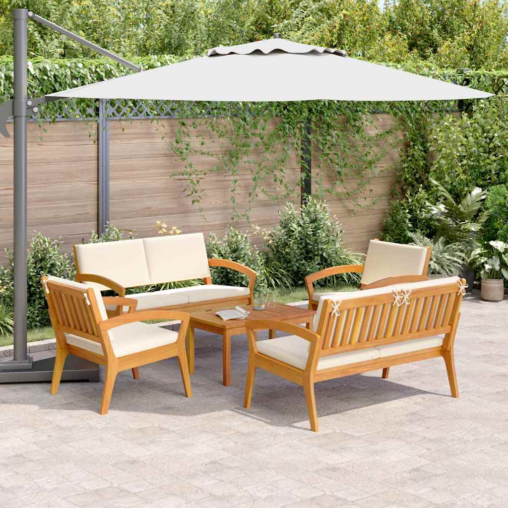 Bistro Set 5 pcs Brown 75 x 45 x 38cm Solid Acacia wood