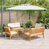 Bistro Set 5 pcs Brown 75 x 45 x 38cm Solid Acacia wood