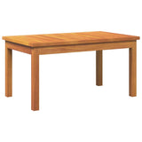 Bistro Set 5 pcs Brown 75 x 45 x 38cm Solid Acacia wood