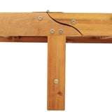 Sun Lounger 2 pcs Brown 63 x 199 x 85cm Solid Acacia wood