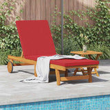 Sun Lounger Reclining 1-person 2 pcs Brown Solid Acacia Wood