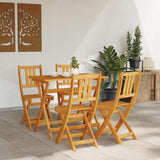 Garden Chair 4 pcs Brown 36 x 46 x 86cm Solid Acacia wood
