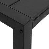 Garden Dining Set with Cushion 3 pcs Anthracite Steel