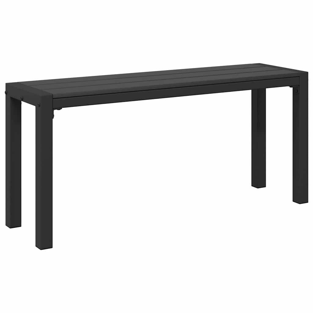 Garden Dining Set with Cushion 3 pcs Anthracite Steel