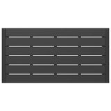 Garden Dining Set with Cushion 3 pcs Anthracite Steel