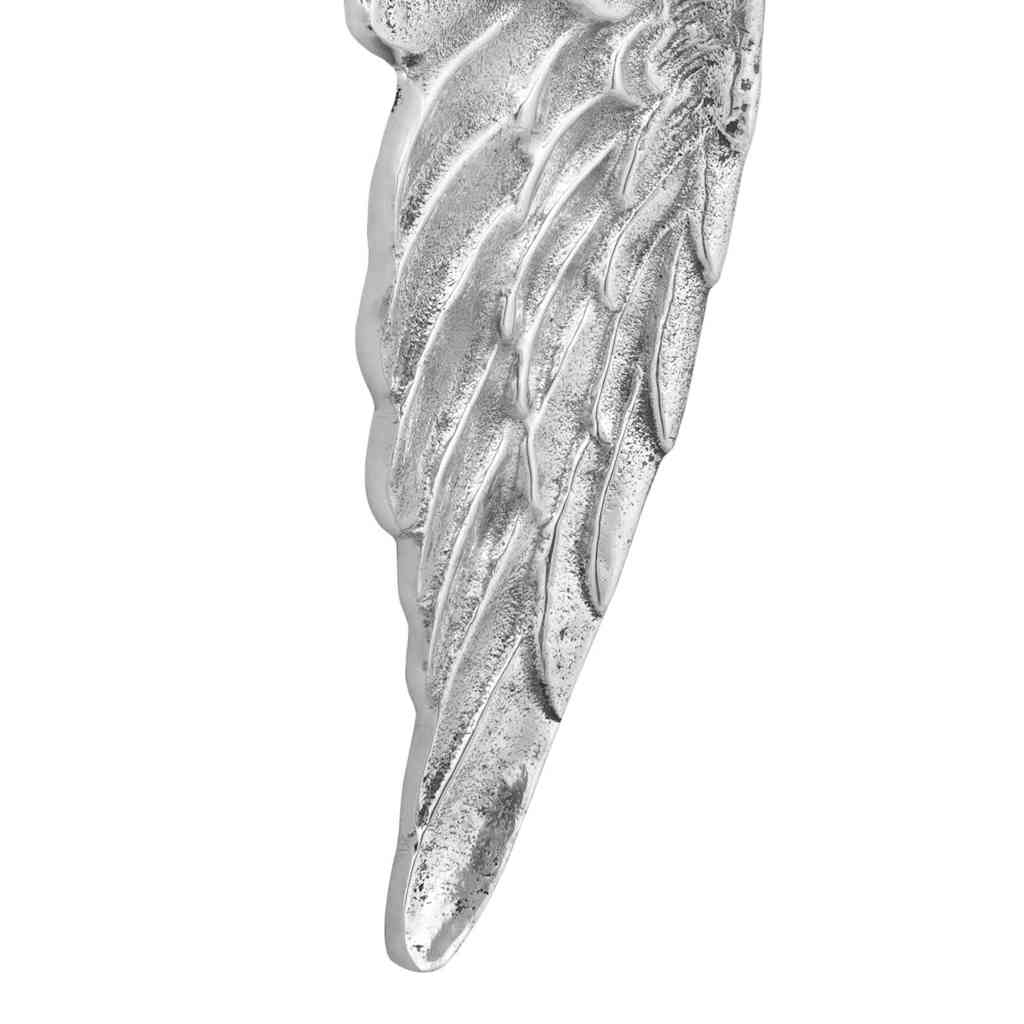 Wings Sculpture Silver 31 x 5 x 91 cm Aluminium