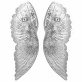 Wings Sculpture Silver 17 x 5 x 59 cm Aluminium