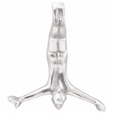 Sculpture Silver 22 x 8 x 25 cm Aluminium