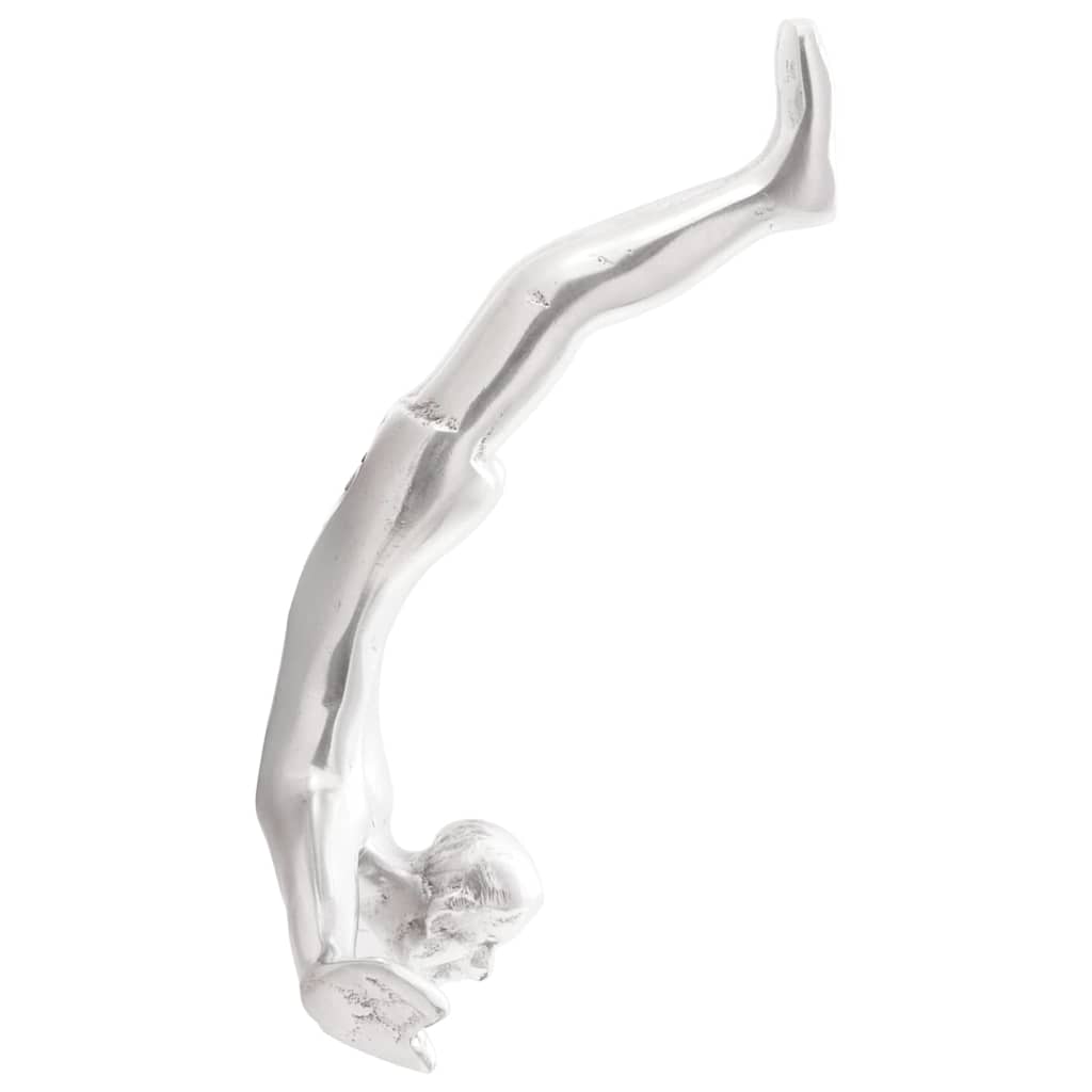 Sculpture Silver 22 x 8 x 25 cm Aluminium