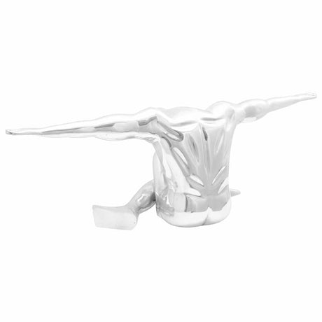 Sculpture Silver 91.5 x 32 x 33 cm Aluminium