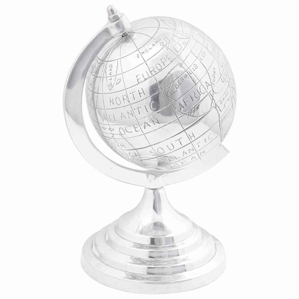 Sculpture Silver Aluminium