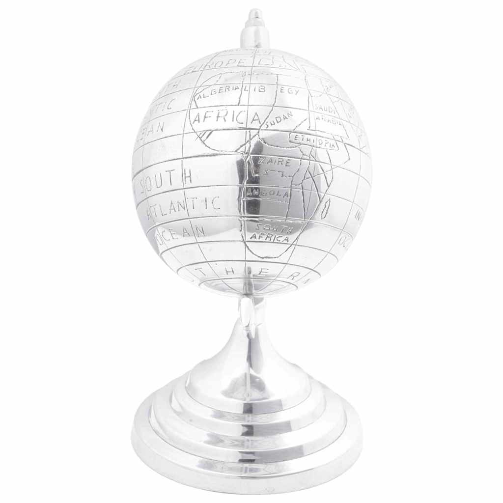 Sculpture Silver Aluminium