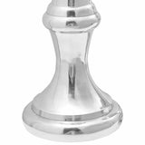 Sculptures 2 pcs Silver Aluminium