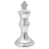 Sculptures 2 pcs Silver Aluminium