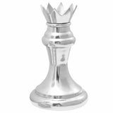 Sculptures 2 pcs Silver Aluminium