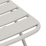 Garden Folding Chair Folding 2 pcs Beige 55 x 56.5 x 91cm Steel