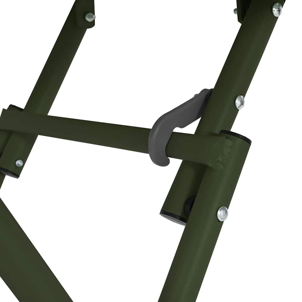 Garden Table Dark green 55 x 55 x 73 cm Powder-coated Steel