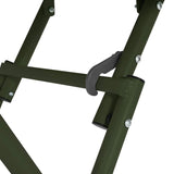 Garden Table Dark green 55 x 55 x 73 cm Powder-coated Steel