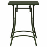 Garden Table Dark green 55 x 55 x 73 cm Powder-coated Steel