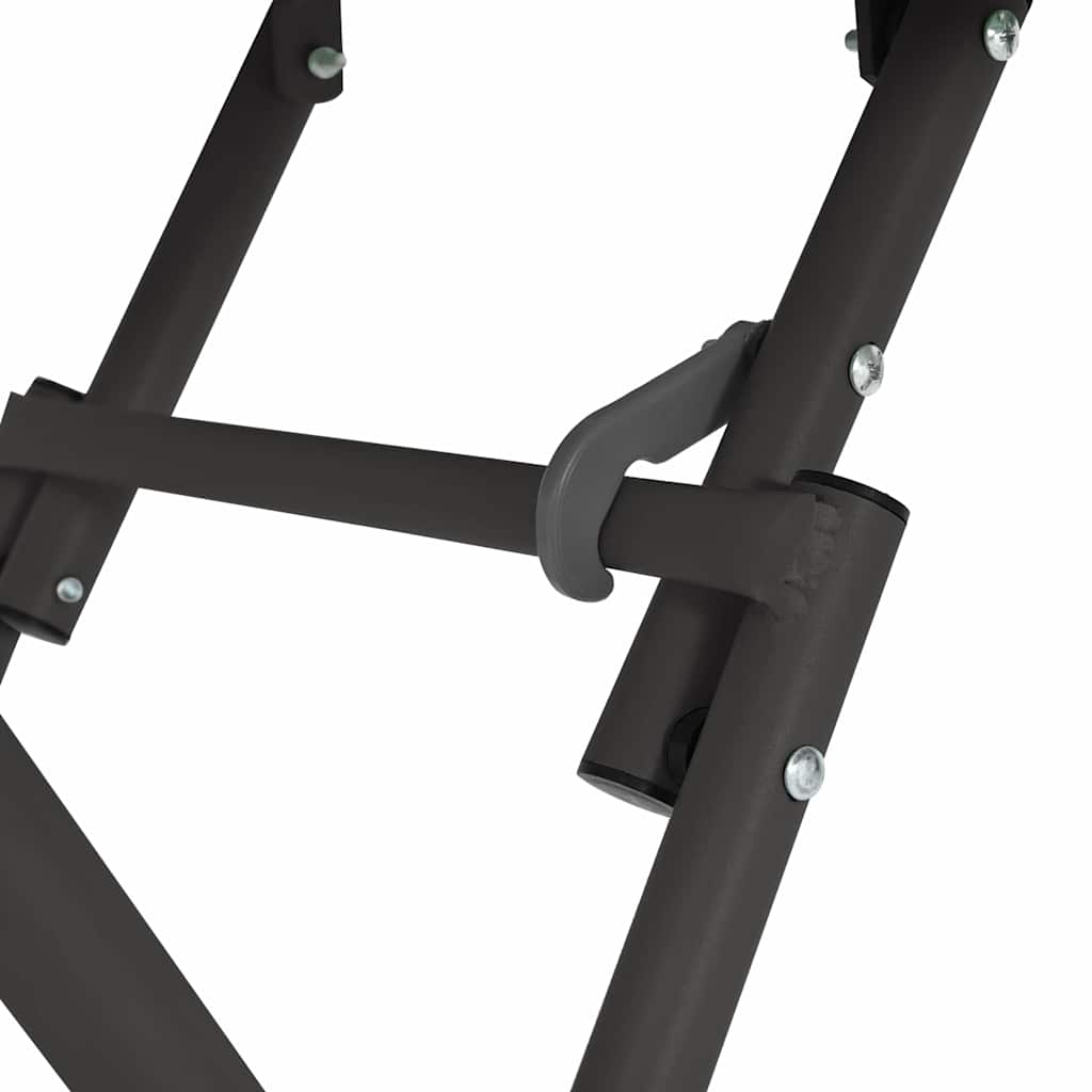 Garden Table Anthracite 55 x 55 x 73 cm Powder-coated Steel