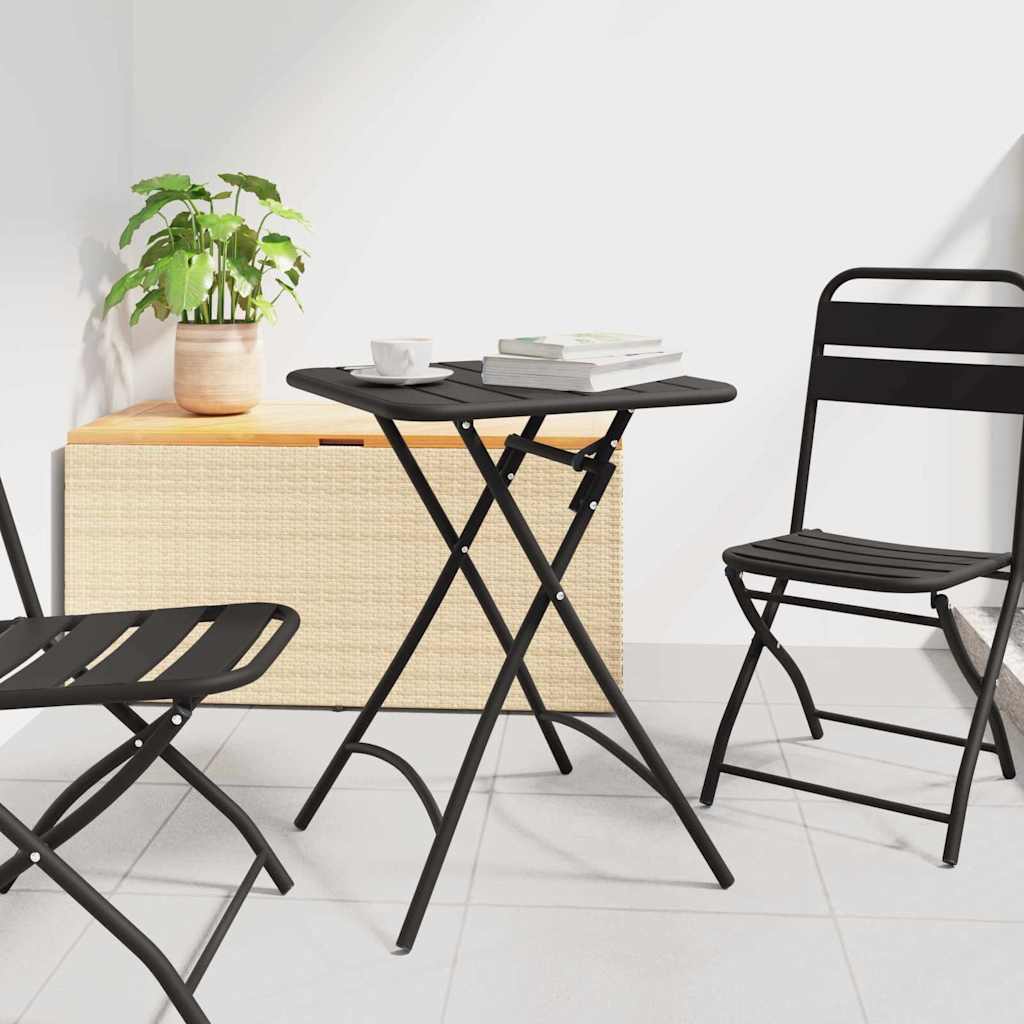 Garden Table Anthracite 55 x 55 x 73 cm Powder-coated Steel