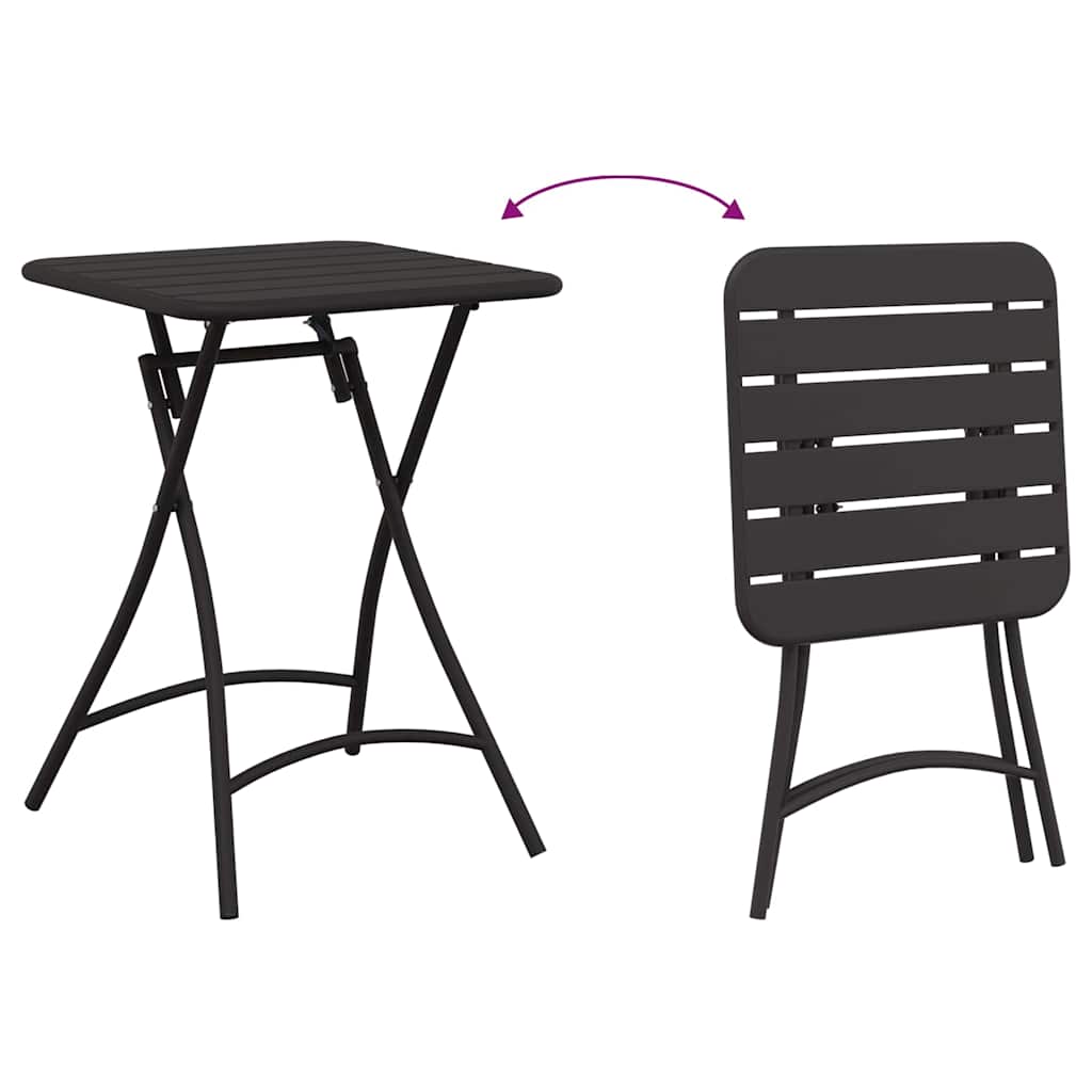 Garden Table Anthracite 55 x 55 x 73 cm Powder-coated Steel