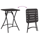 Garden Table Anthracite 55 x 55 x 73 cm Powder-coated Steel
