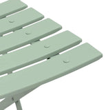 Garden Folding Chair Folding 2 pcs Green 42 x 46 x 82cm Steel