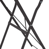 Bistro Table Folding Anthracite Ø50x71 cm Powder-coated Steel