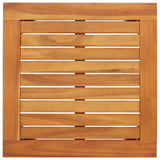 Garden Sofa Set with Cushion 3 pcs Brown Solid Acacia wood